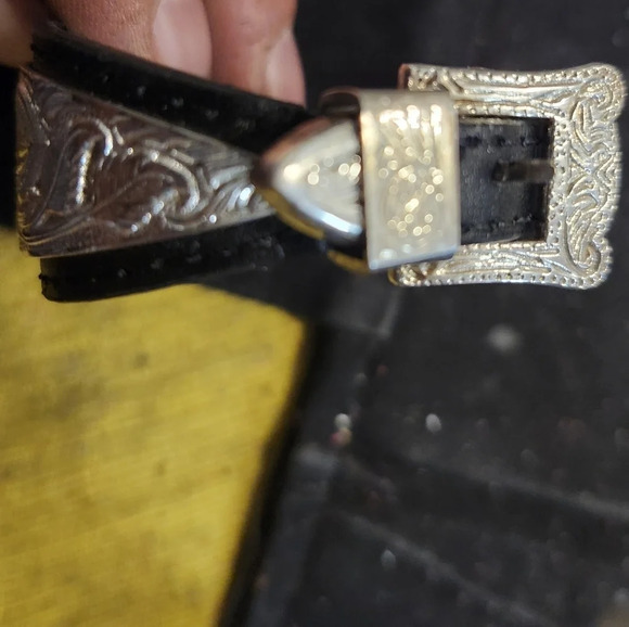 GENEVA Quartz With a SilverToned accented leather strap main image 8